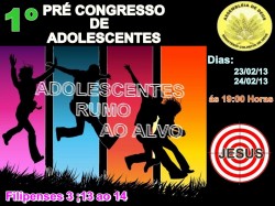 Pré Congresso de Adolescentes