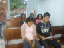 Classe do Curso para Batismo.