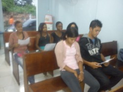 Classe do Curso para Batismo.