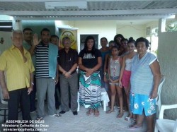 Casa da Ob.ª Hilda e João - Obreiros Enviados Pb. Paulo e Dc. Adelito