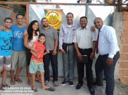 Casa da Ob.ª Michelle e Ricardo - Obreiros Enviados Pr. Nelson, Dc. Ivo e Ob. Cleber